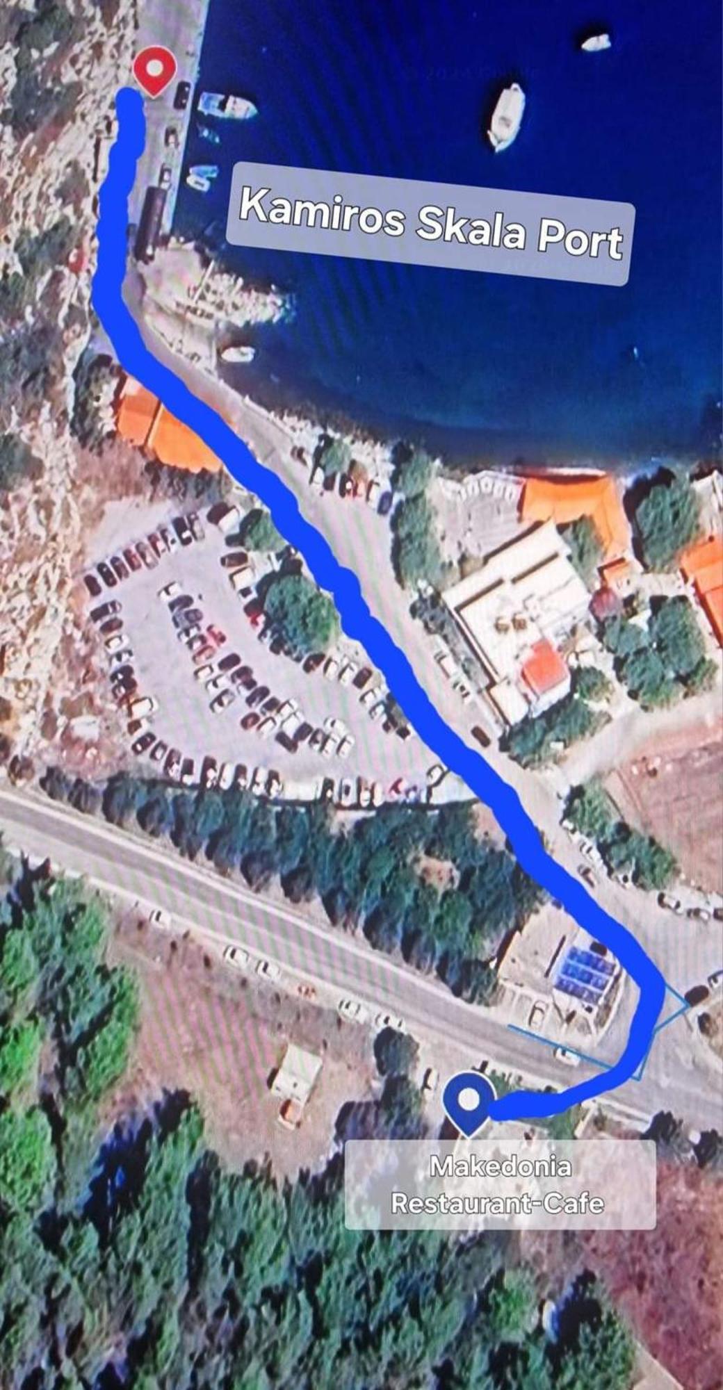 Makedonia Studios At Harbour Of Kamiros Skala Buitenkant foto